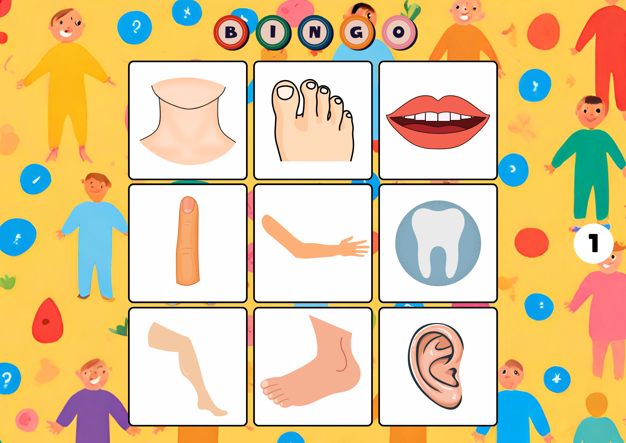 Anglais CP / CE1 / CE2 — Bingo- Body